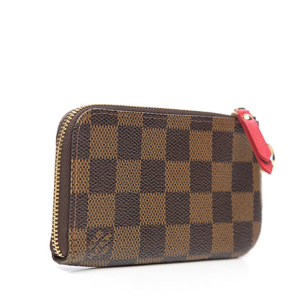 Louis Vuitton Damier Ebene Complice Trunks and Bags Key Pouch Red 2 of 5