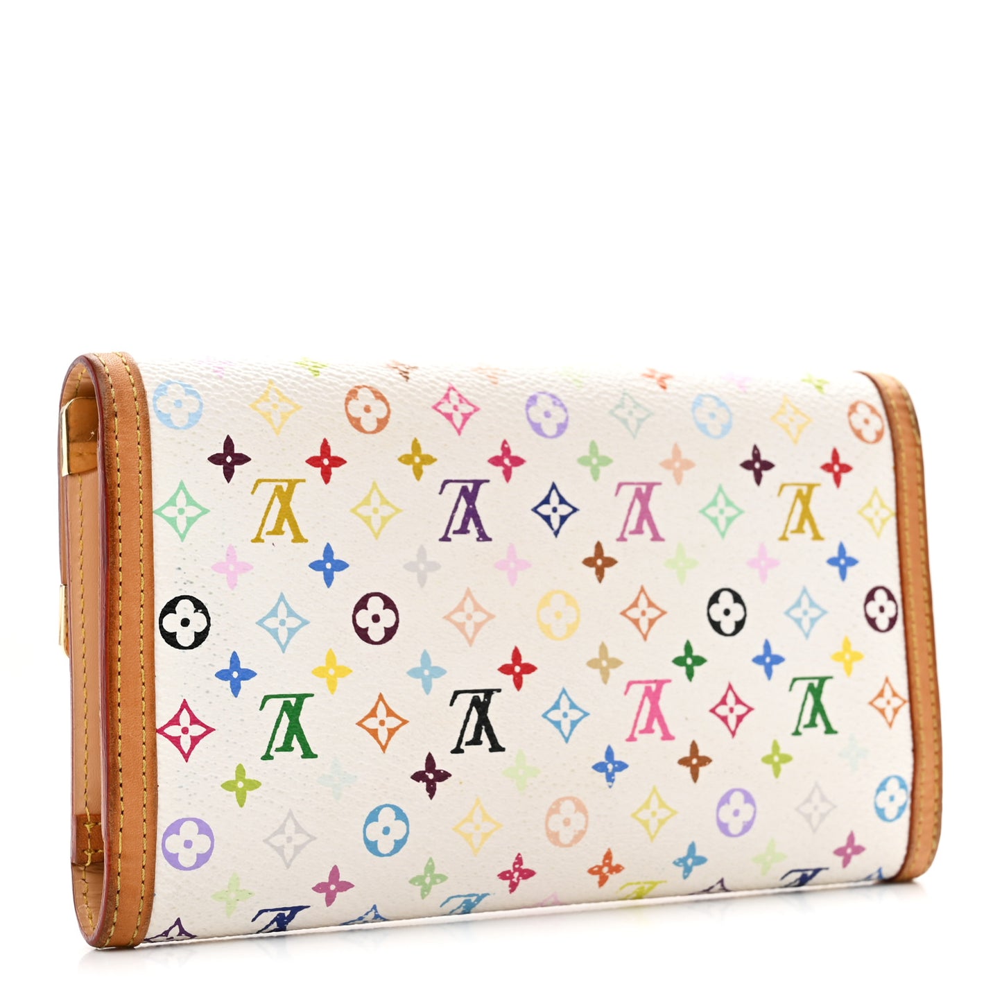 Monogram Multicolor Porte Tresor International Wallet White