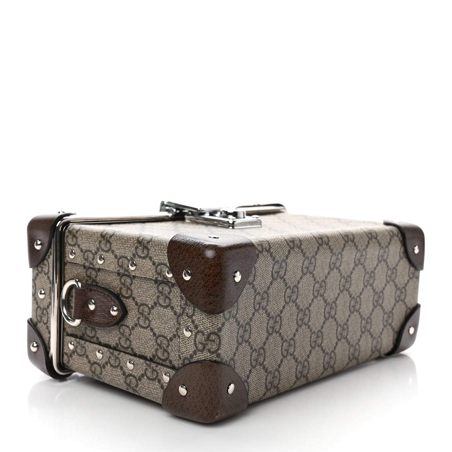 GG Supreme Monogram Globe-Trotter Beauty Case Brown
