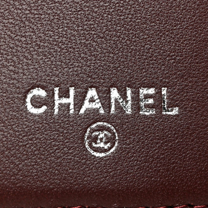 Chanel Lambskin Quilted Long Flap Wallet Black 6 of 12