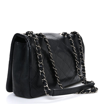 Chanel Calfskin Diamond Embossed Medium New Chic Flap Black 3 of 12