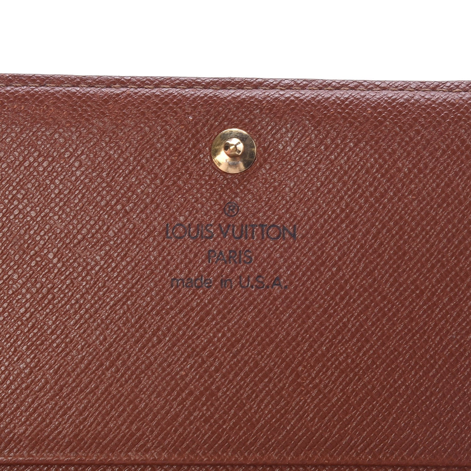 Louis Vuitton Monogram Porte-Monnaie Tresor Wallet 6 of 11