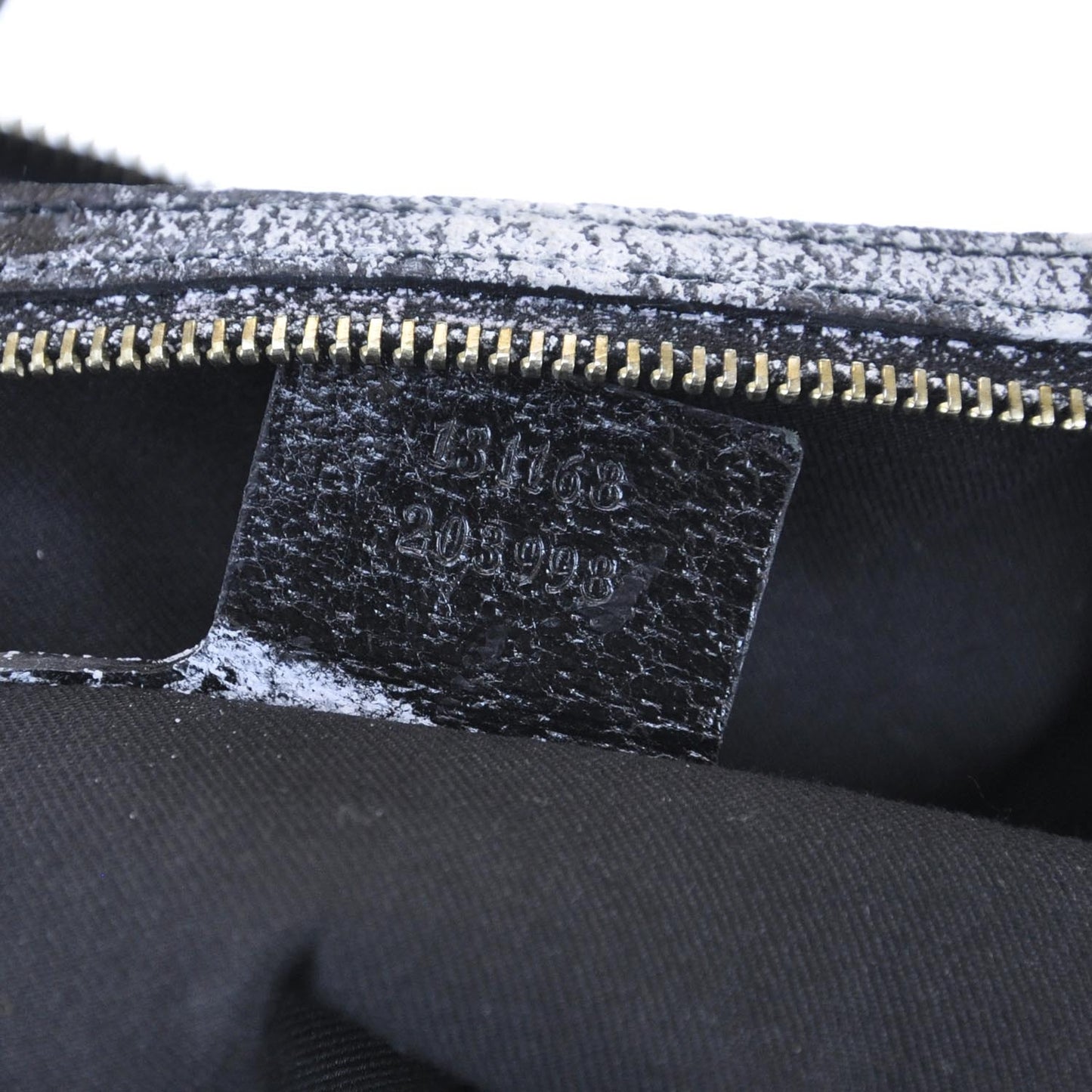 Monogram Web Bamboo Ring Hobo Black