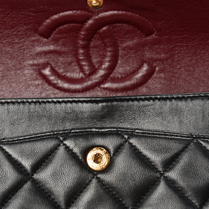 Chanel Lambskin Quilted Small Double Flap Black 11 of 16