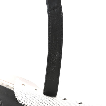 Hermes H Canvas Calfskin Carlotta Mules 37 Prunoir Black 15 of 18