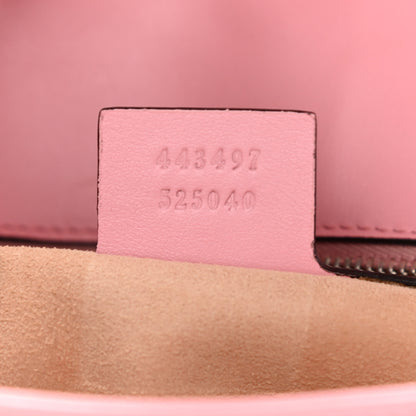 Gucci Calfskin Matelasse Small GG Marmont Shoulder Bag Wild Rose 7 of 15
