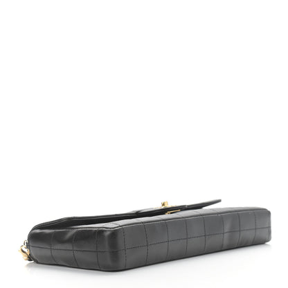 Chanel Lambskin East West Chocolate Bar Flap Black 4 of 13