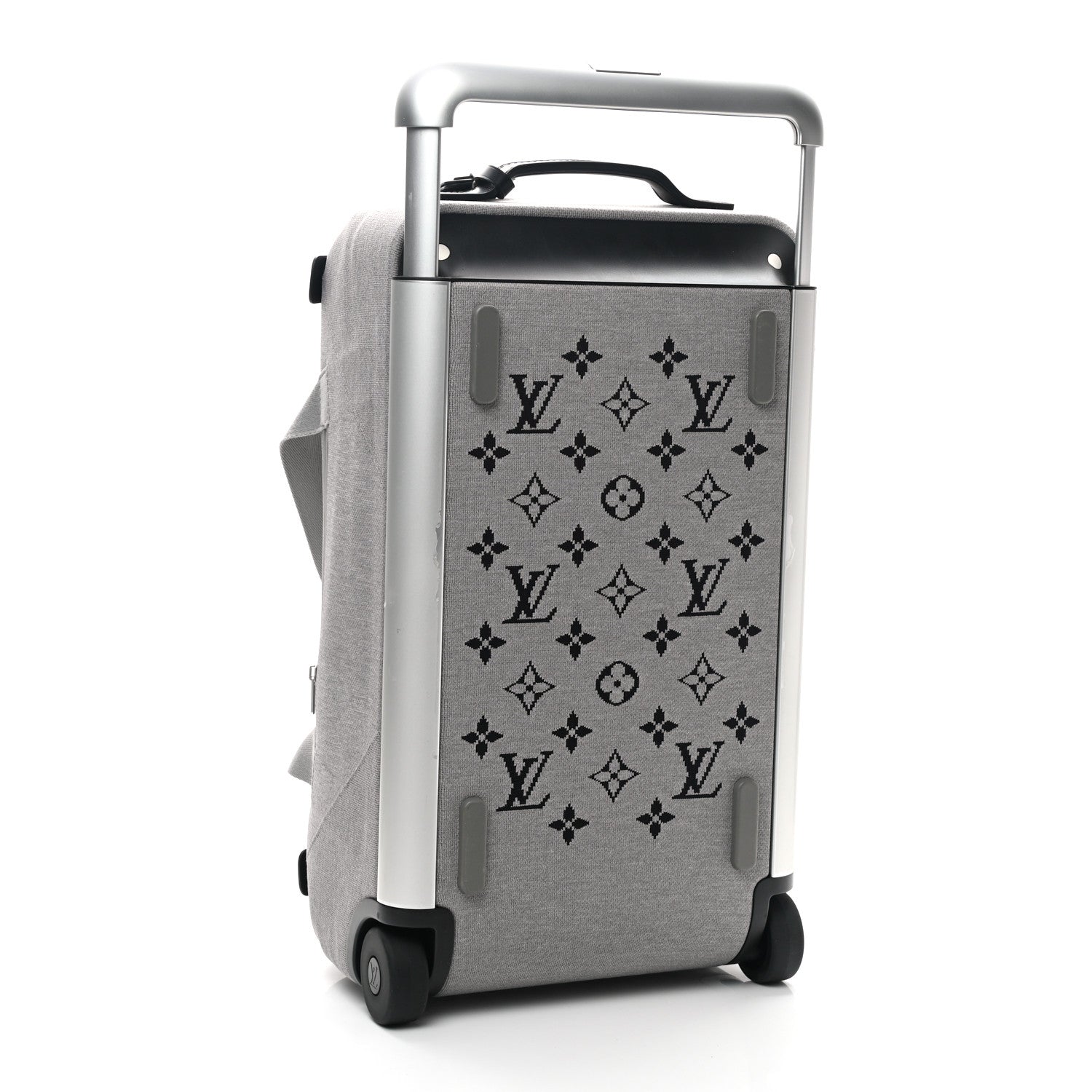 Louis Vuitton Knit Monogram Horizon Soft Duffle 55 Grey 3 of 10