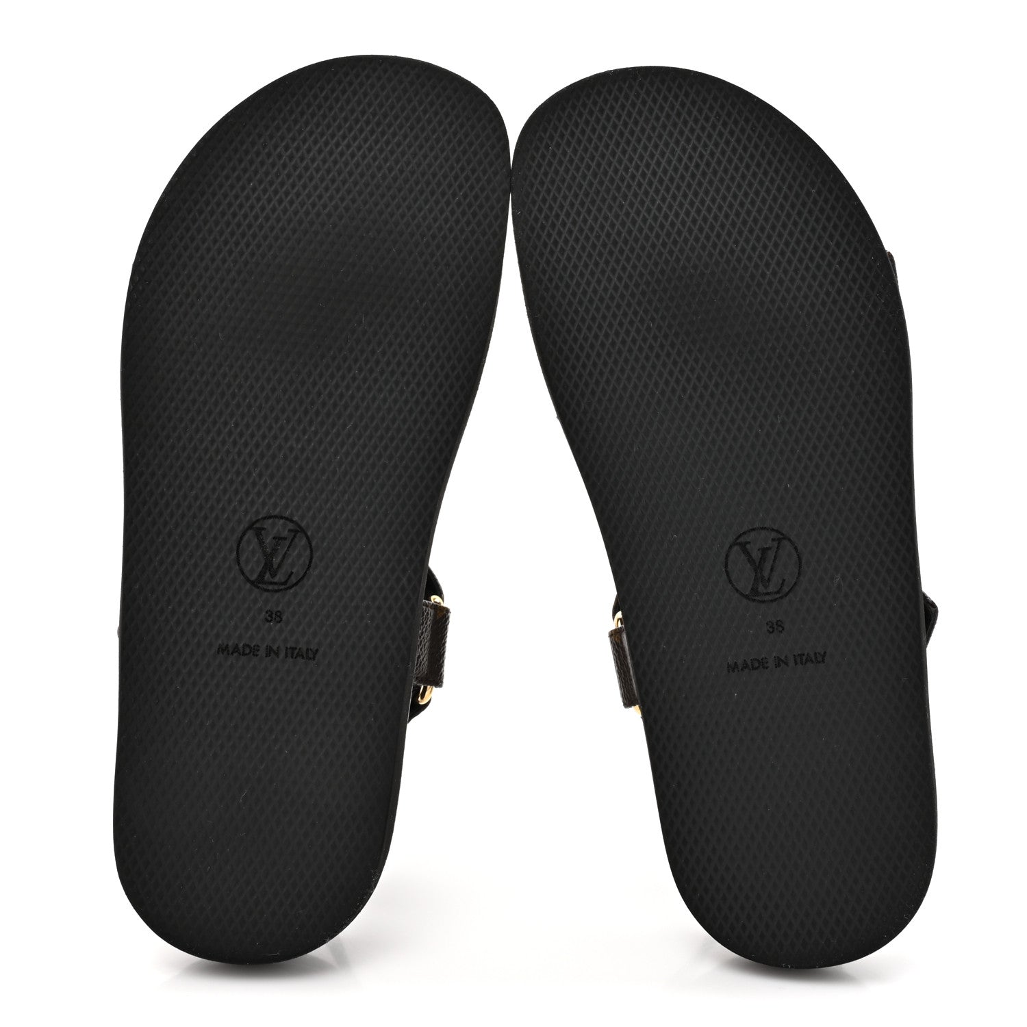 Louis Vuitton Monogram LV Sunset Comfort Flat Sandals 38 Cacao Brown 5 of 11
