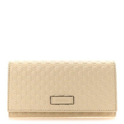 Gucci Soft Microguccissima Continental Wallet White 1 of 8