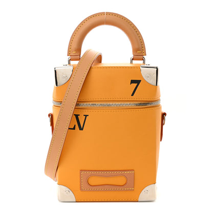 Louis Vuitton Calfskin N°7 Vertical Box Trunk Yellow 1 of 9