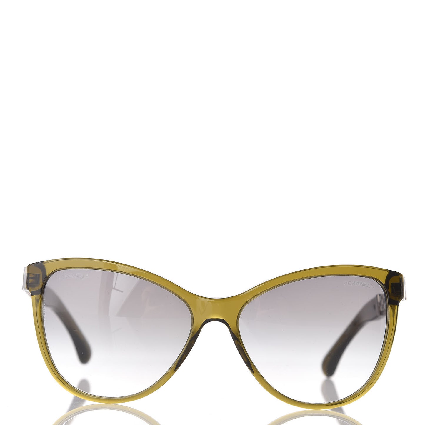 Cat Eye Chain Sunglasses 5326 Green