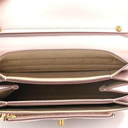 Givenchy Goatskin Quilted Small GV3 Shoulder Bag Pale Pink 5 of 10