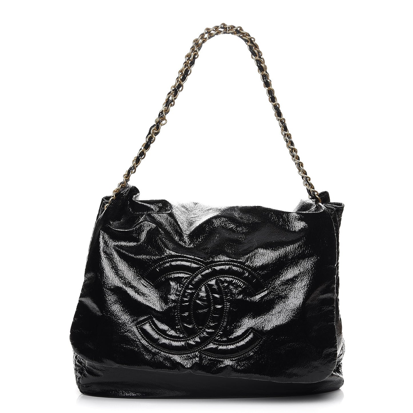Vinyl XL Rock and Chain Flap Black