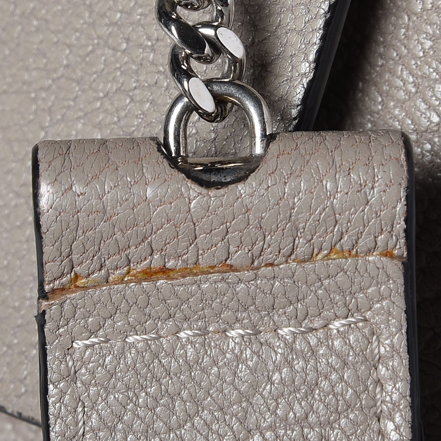 Chloe Grained Lambskin Large Drew Shoulder Bag Motty Grey 11 of 16