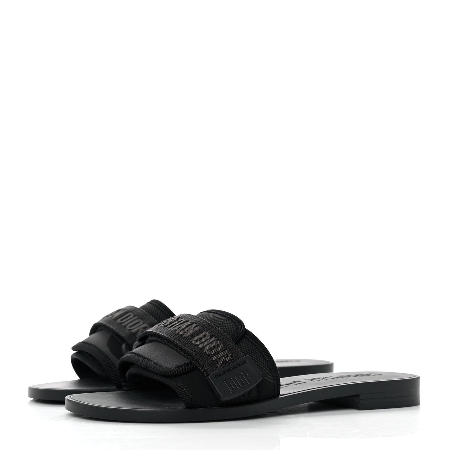 Technical Stretch Fabric Camouflage Dio(r)evolution Slide Sandals 35 Black Military
