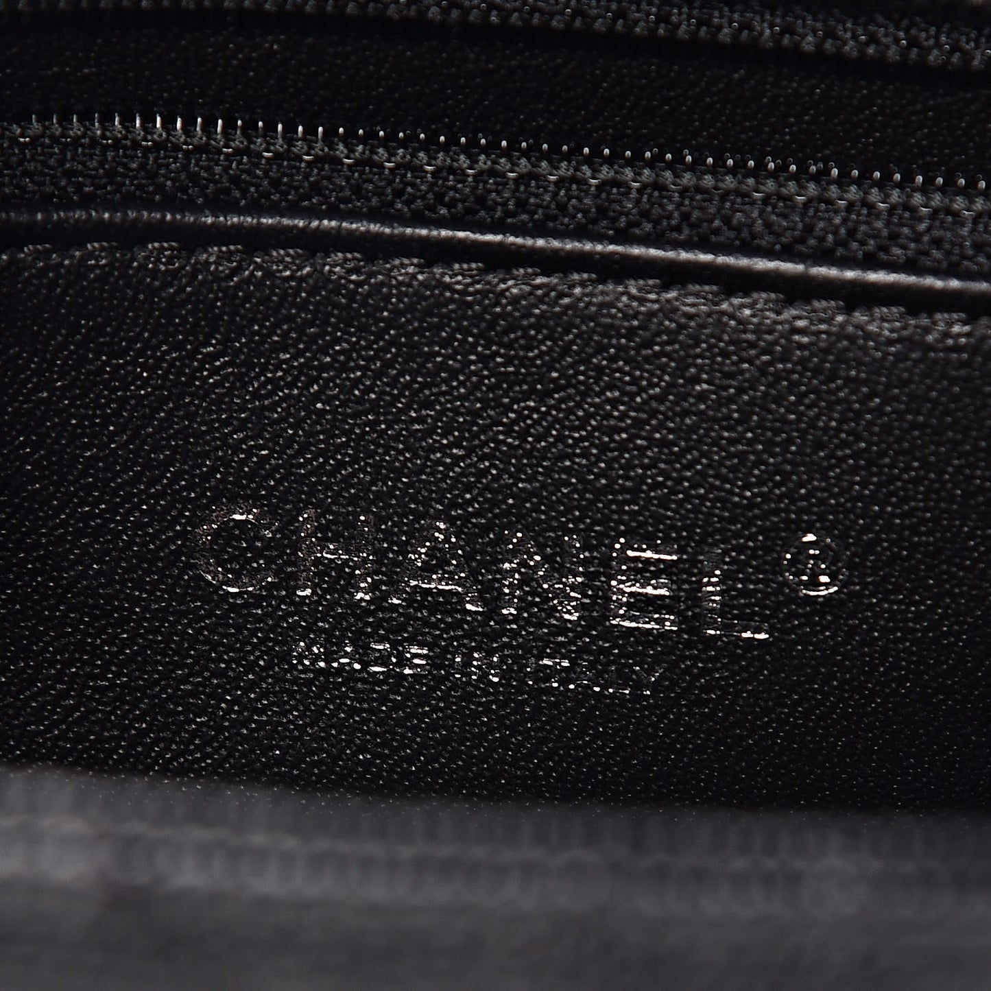 Caviar Lizard Quilted Mini Coco Handle Flap Black