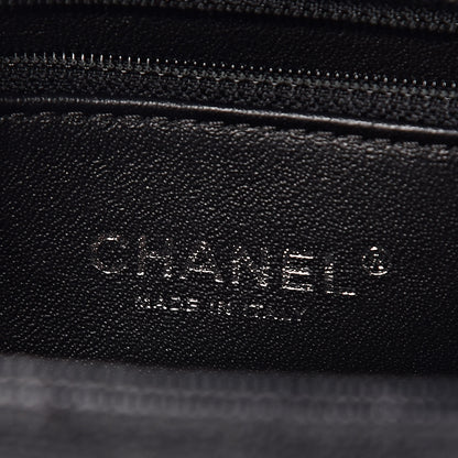 Chanel Caviar Lizard Quilted Mini Coco Handle Flap Black 8 of 9