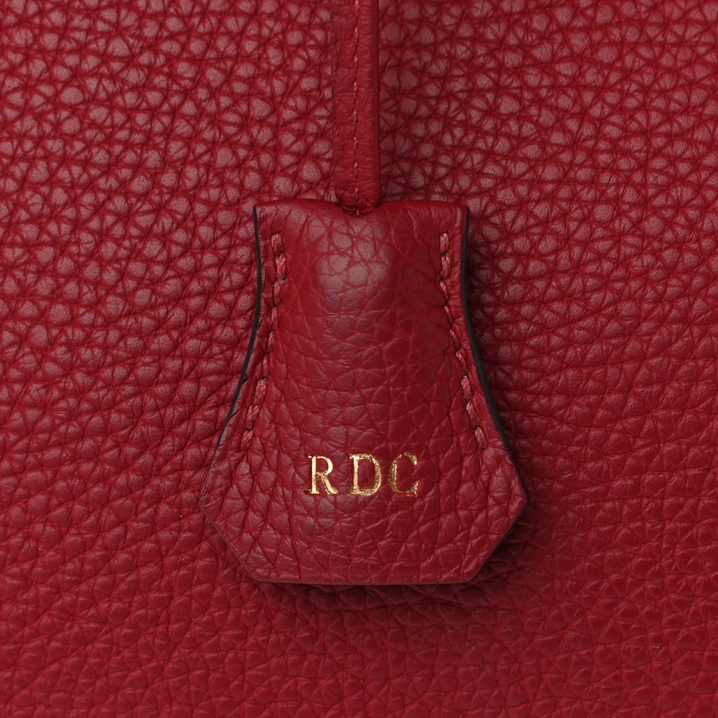 Taurillon Clemence Birkin 35 Rouge Grenat