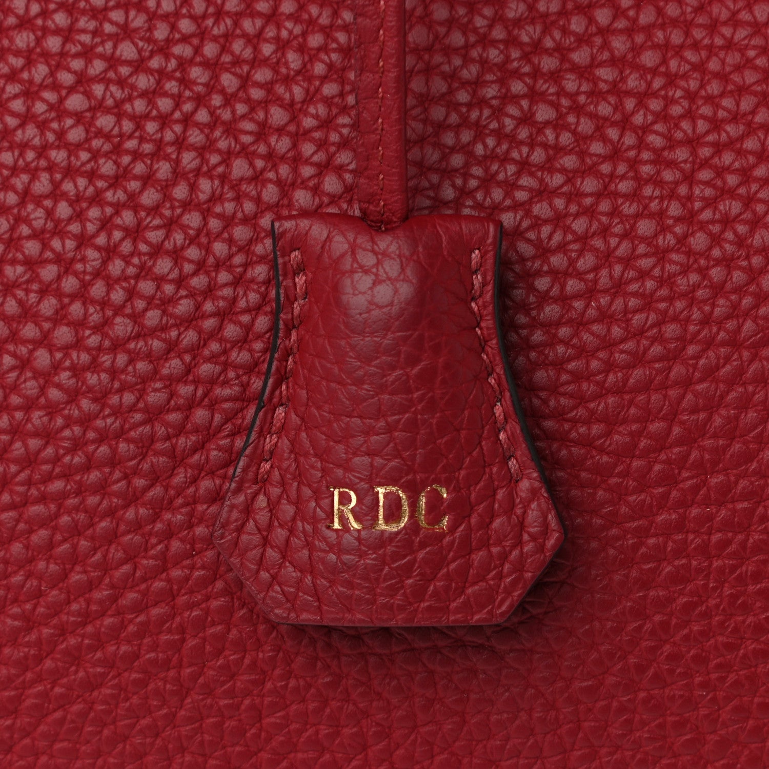 Hermes Taurillon Clemence Birkin 35 Rouge Grenat 9 of 15