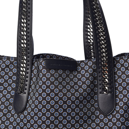 Stella McCartney Nylon Go Flower Print Falabella Tote Blue 9 of 9