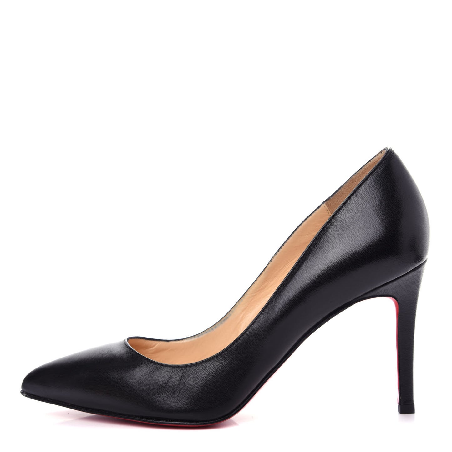 Shiny Nappa Pigalle 85 Pumps 35.5 Black