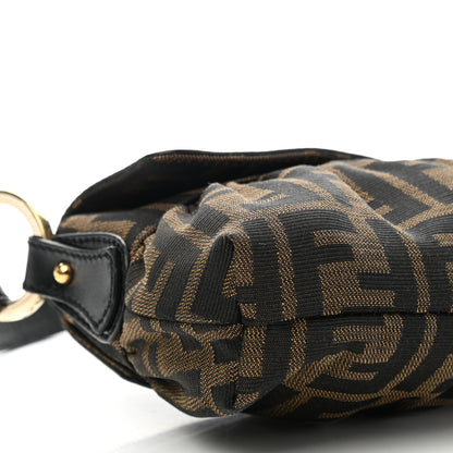Fendi Zucca Mini Chef Shoulder Bag Tobacco Black 9 of 10
