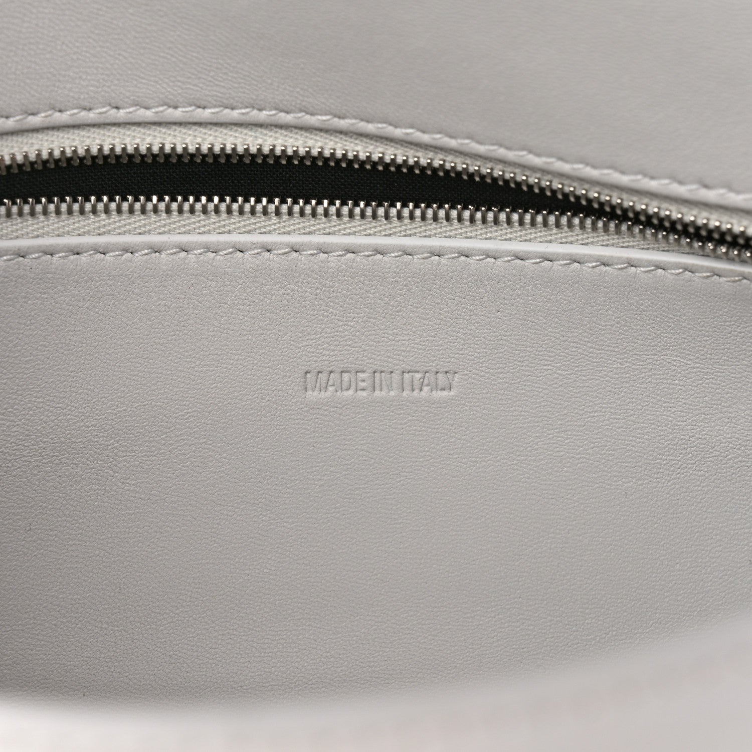 Balenciaga Extra Supple Calfskin Crocodile Embossed M Downtown Shoulder Bag White 7 of 14