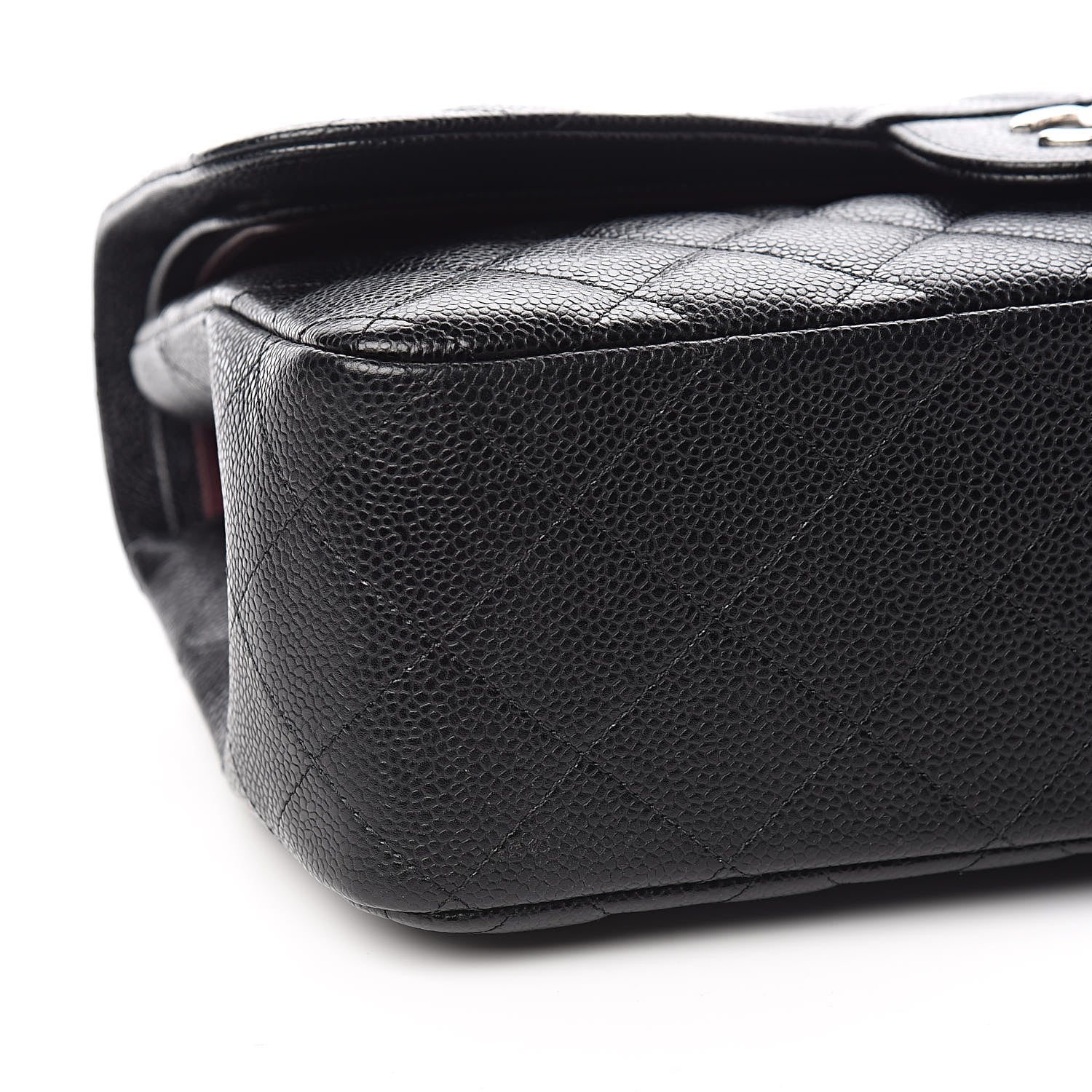 Chanel Caviar Quilted Jumbo Double Flap Black 9 of 12