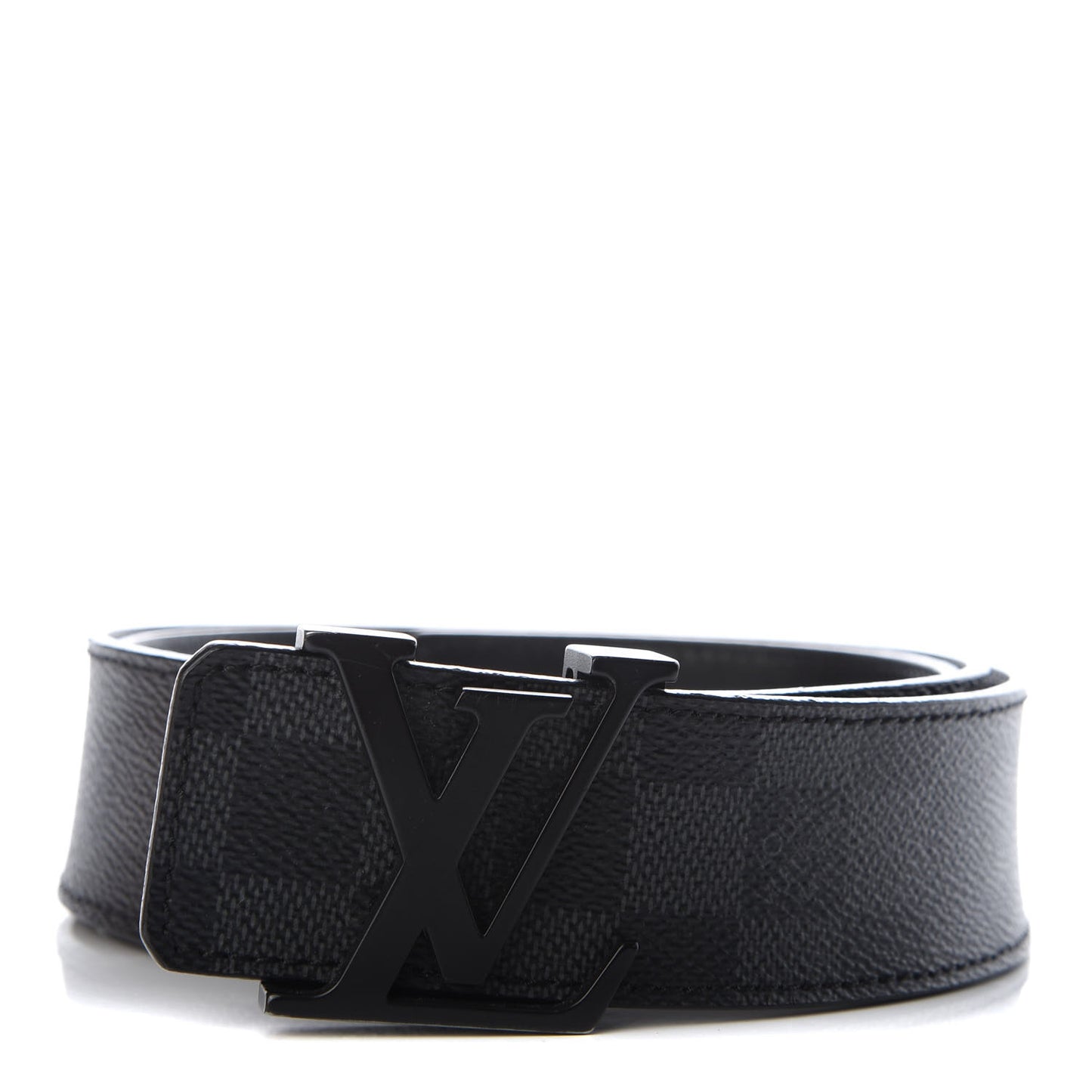 Damier Graphite 40mm LV Initiales Belt 95 38