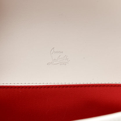 Christian Louboutin Naplak Patent Calfskin Monochrome Loubi54 Shoulder Bag White 6 of 11