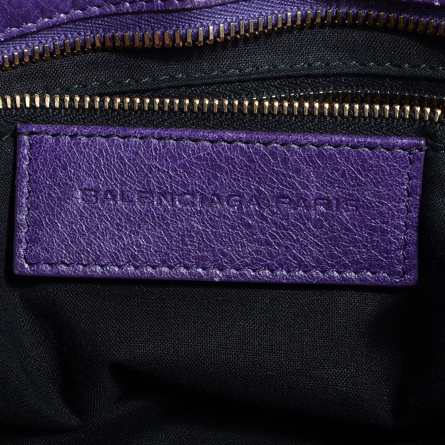 Agneau Giant 12 Rose Gold Hardware City Dark Violet