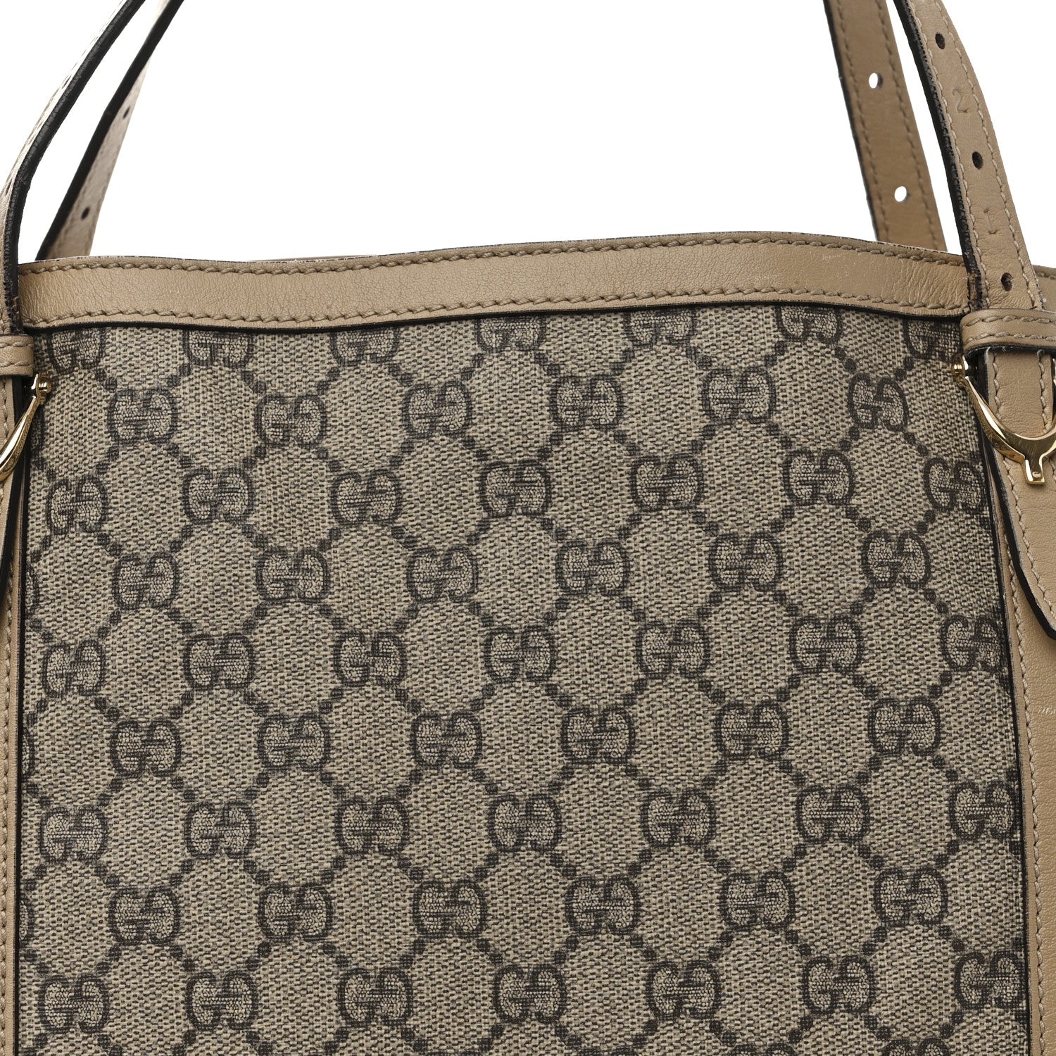 Gucci GG Supreme Monogram Medium Nice Tote Beige 8 of 15