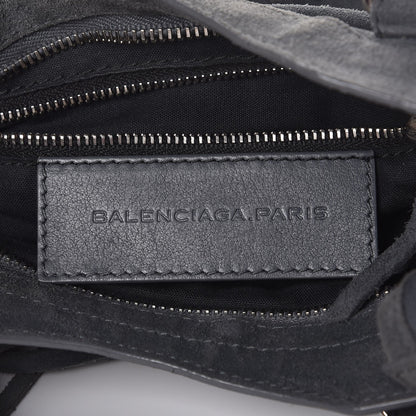 Balenciaga Baby Daim Suede Marble Hardware Mini City Grey 6 of 8