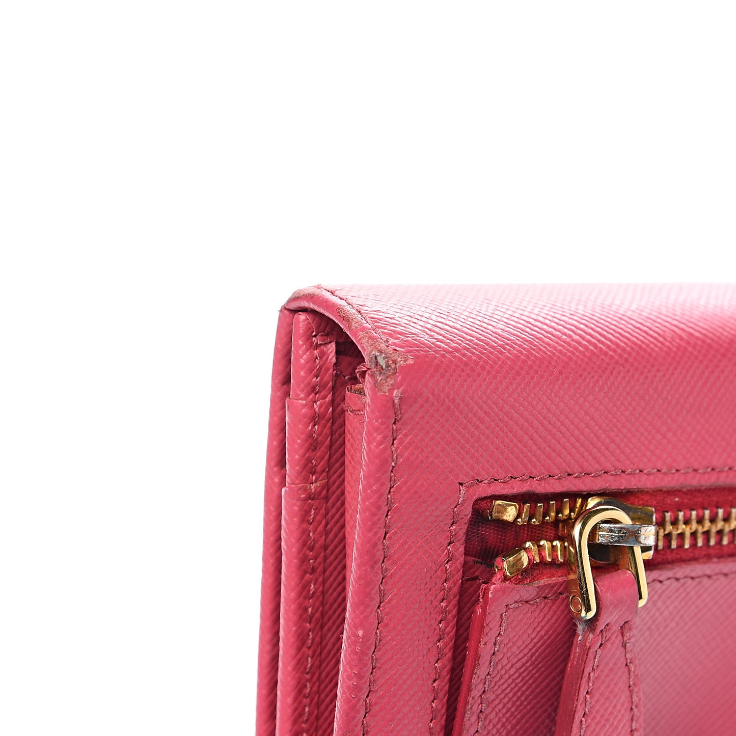Saffiano Bow Continental Wallet Peonia