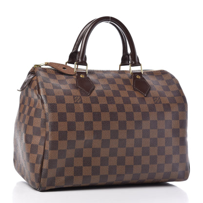 Louis Vuitton Damier Ebene Speedy 30 3 of 10