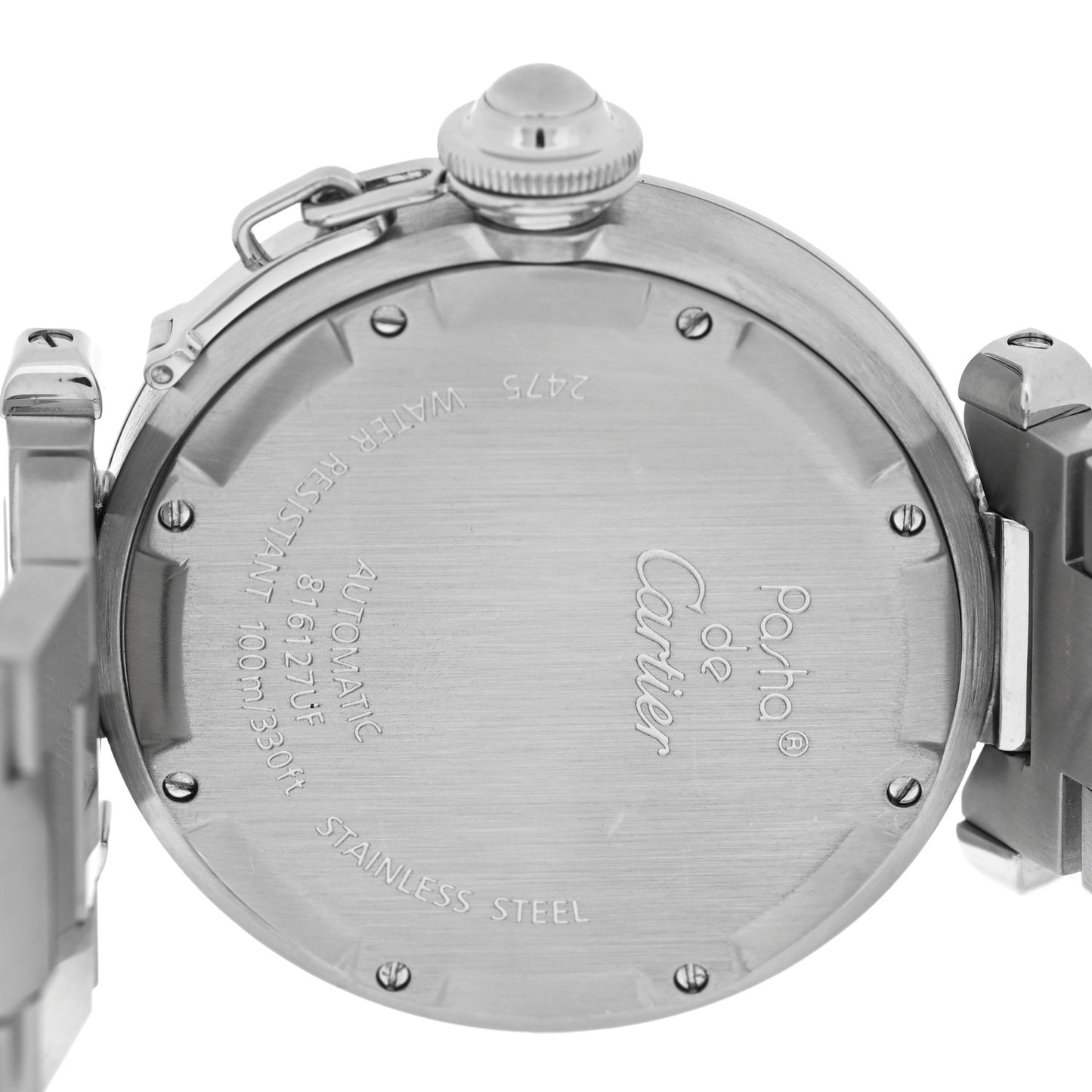 Stainless Steel 35mm Pasha C Big Date Automatic Watch Pink