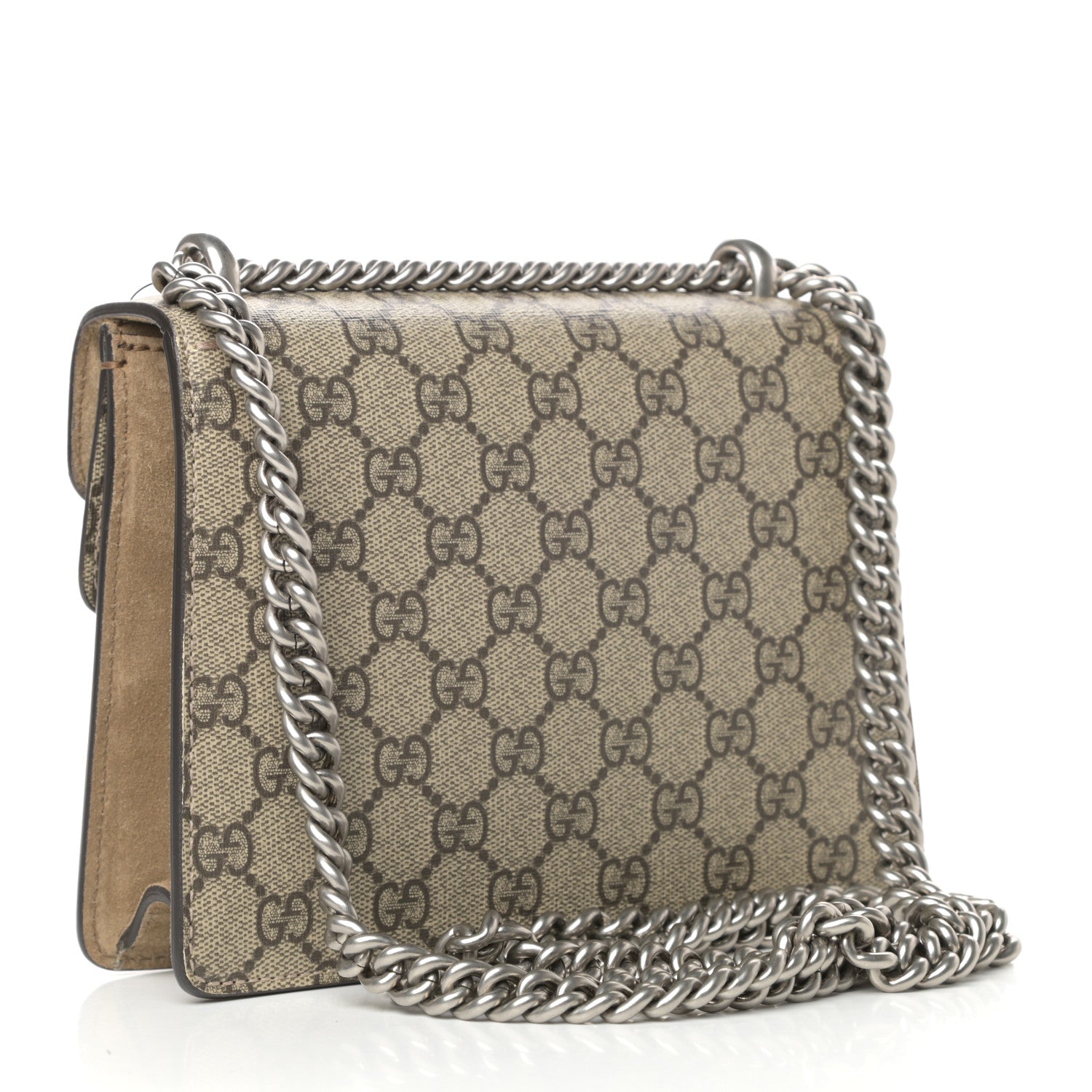 Gucci GG Supreme Monogram Mini Dionysus Shoulder Bag Taupe 3 of 10