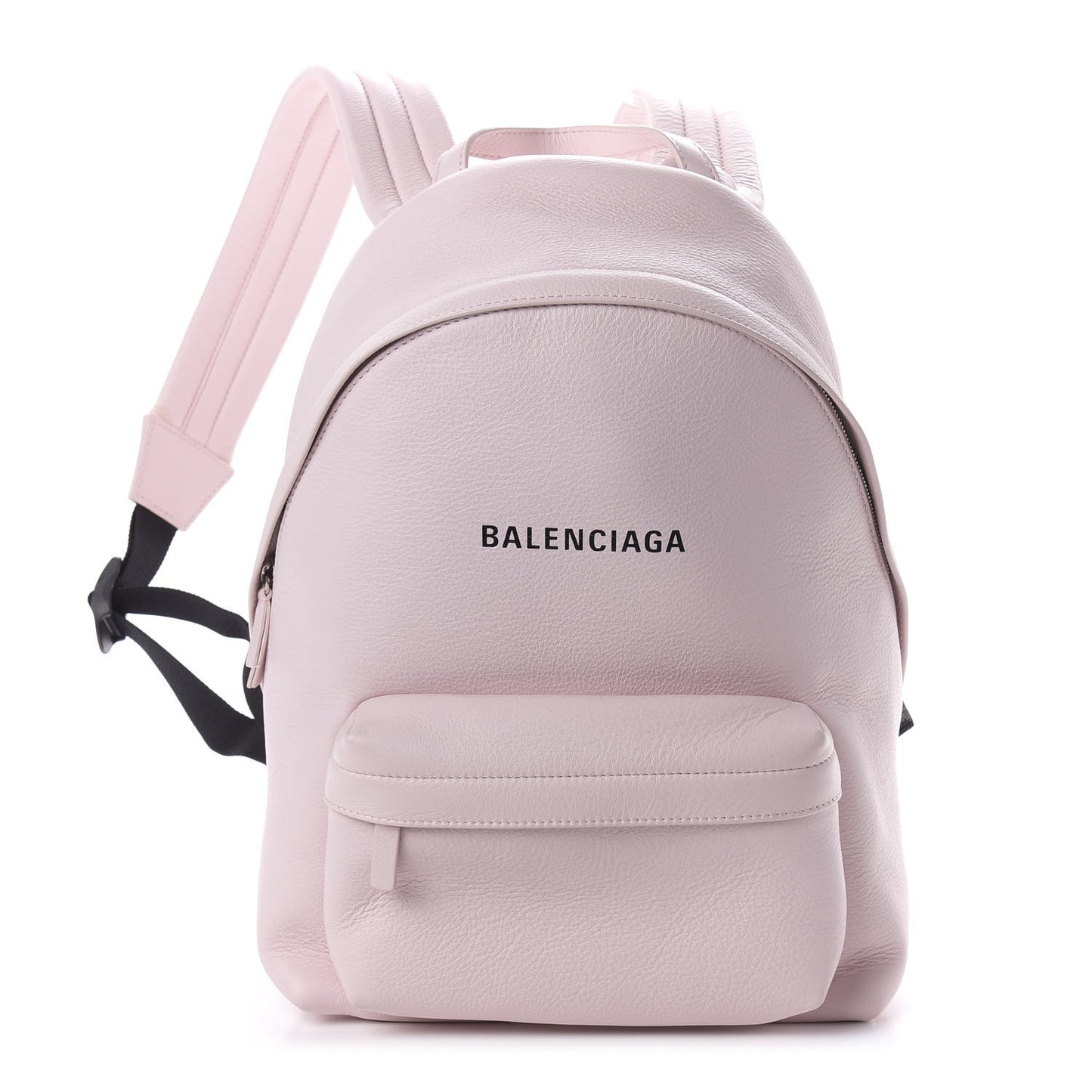 Smooth Calfskin Logo Small Everyday Backpack Light Rose Black