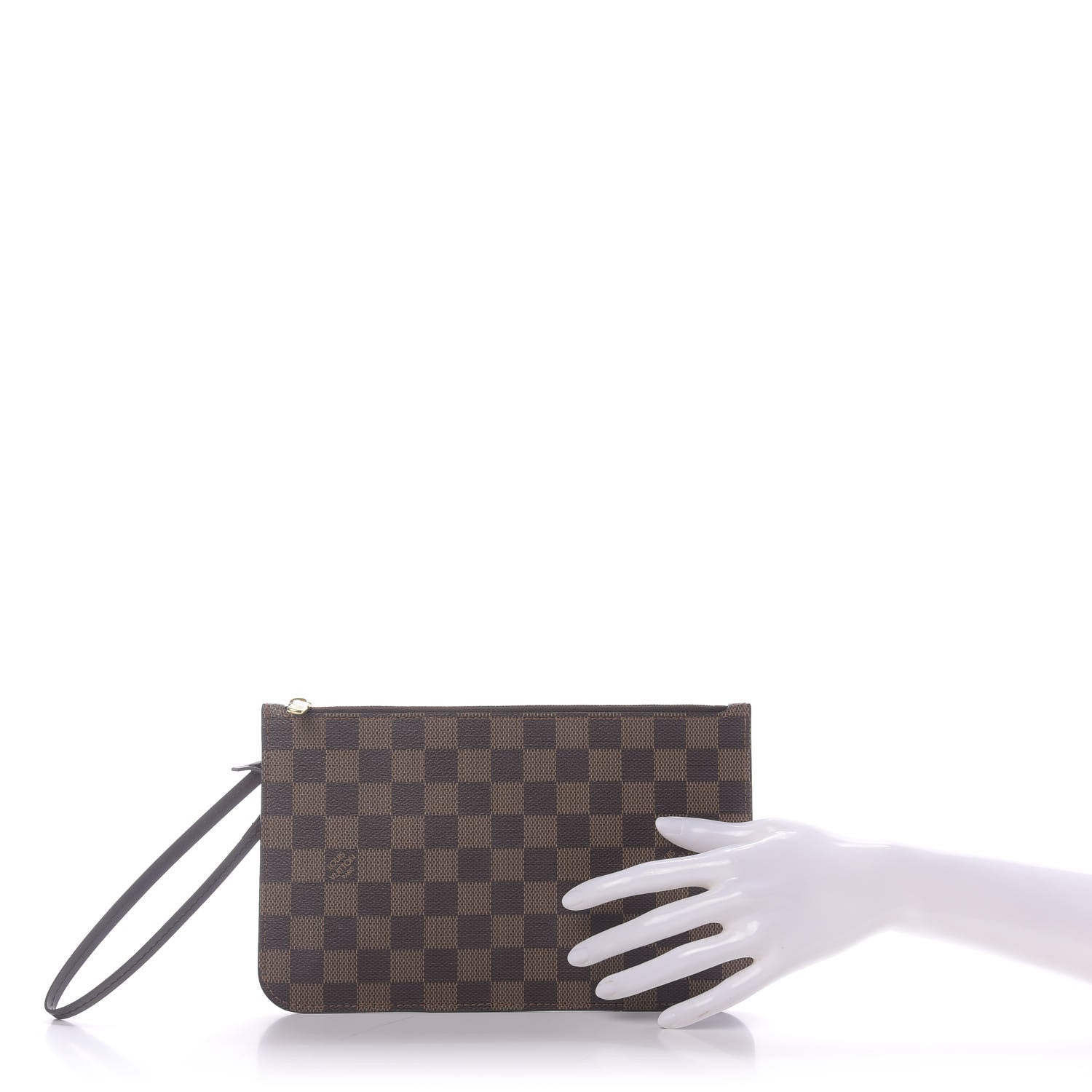 Louis Vuitton Damier Ebene Neverfull MM GM Pochette 2 of 9