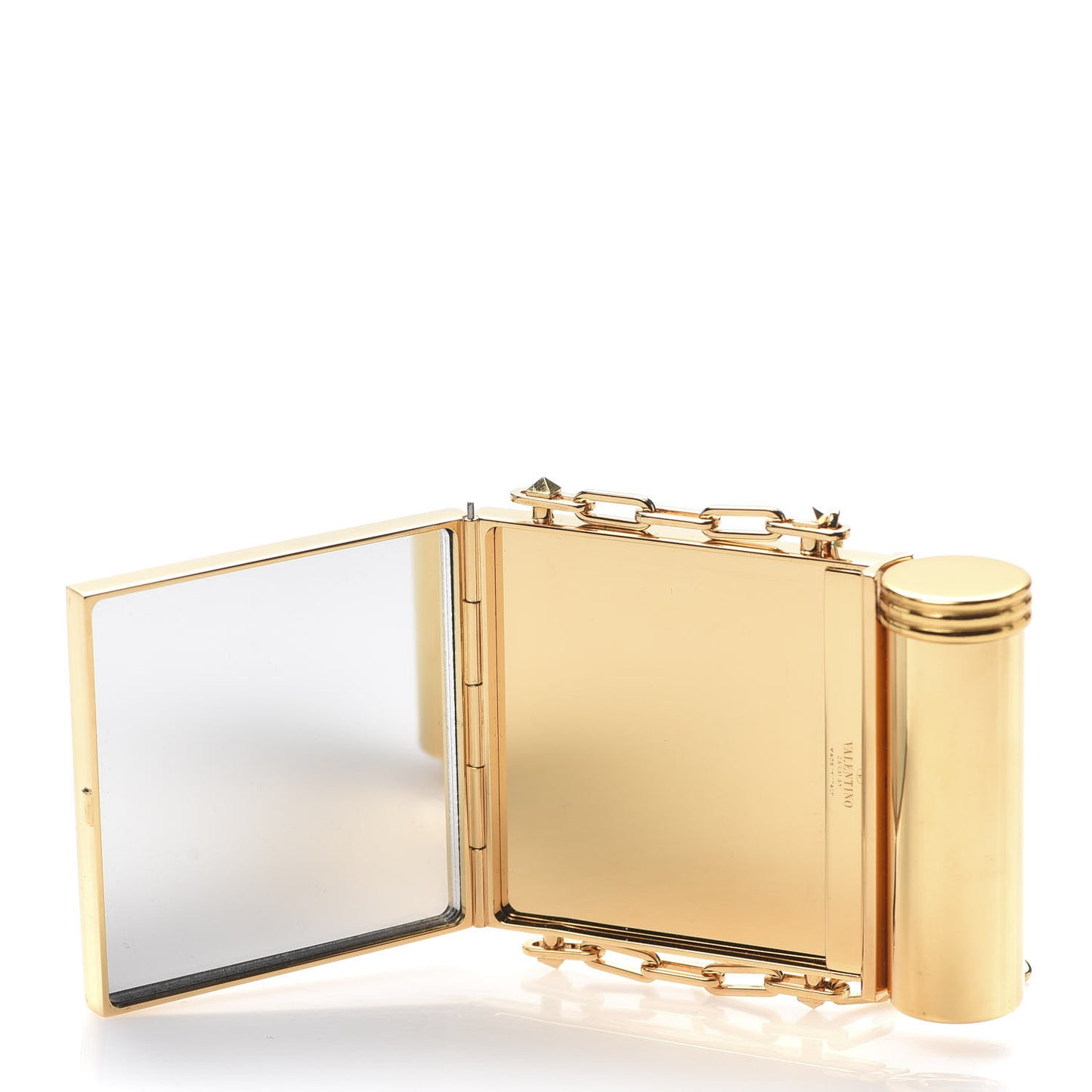 Rockstud Lipstick Holder Minaudiere Azzurro
