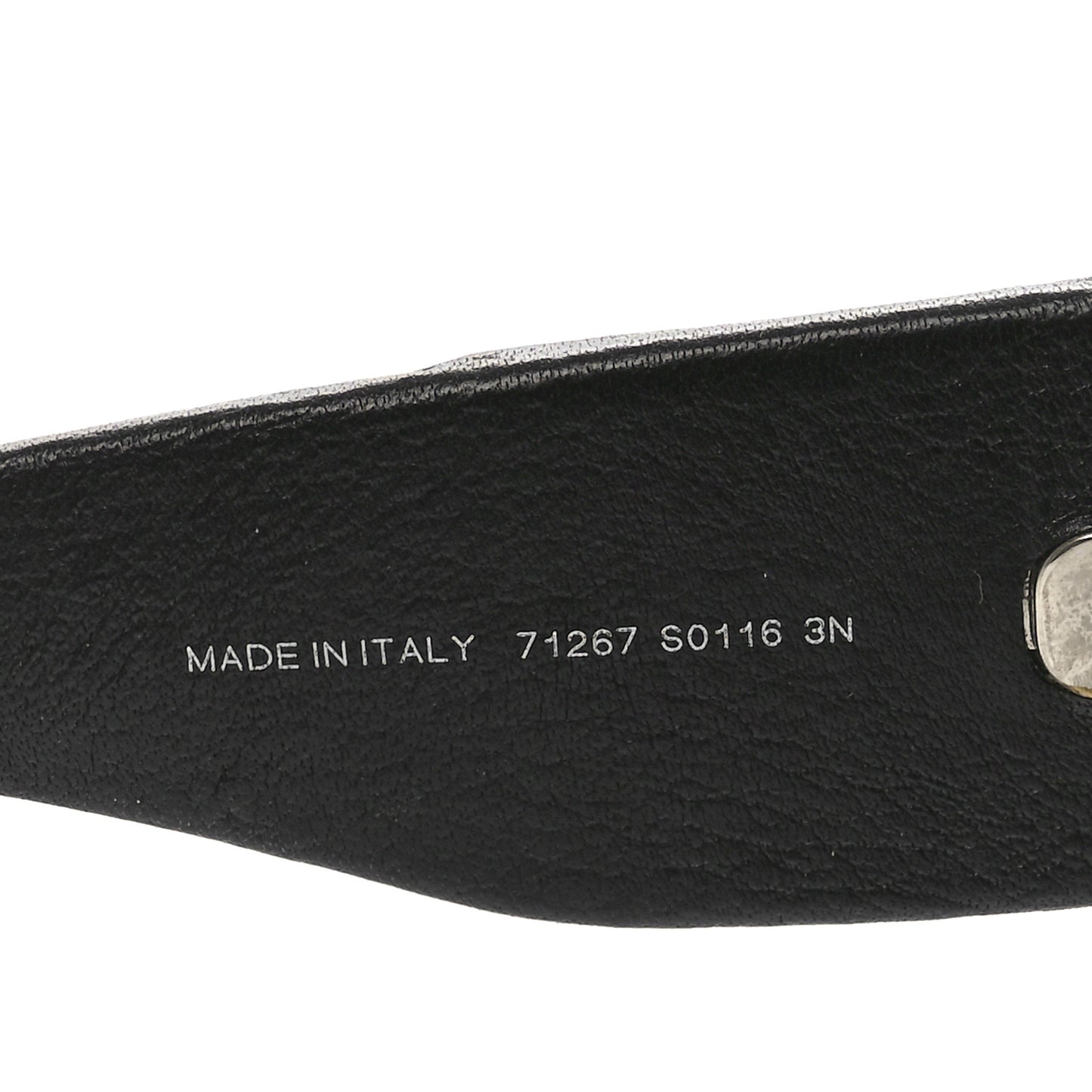 Lambskin Shield Quilted Sunglasses 71267 Black