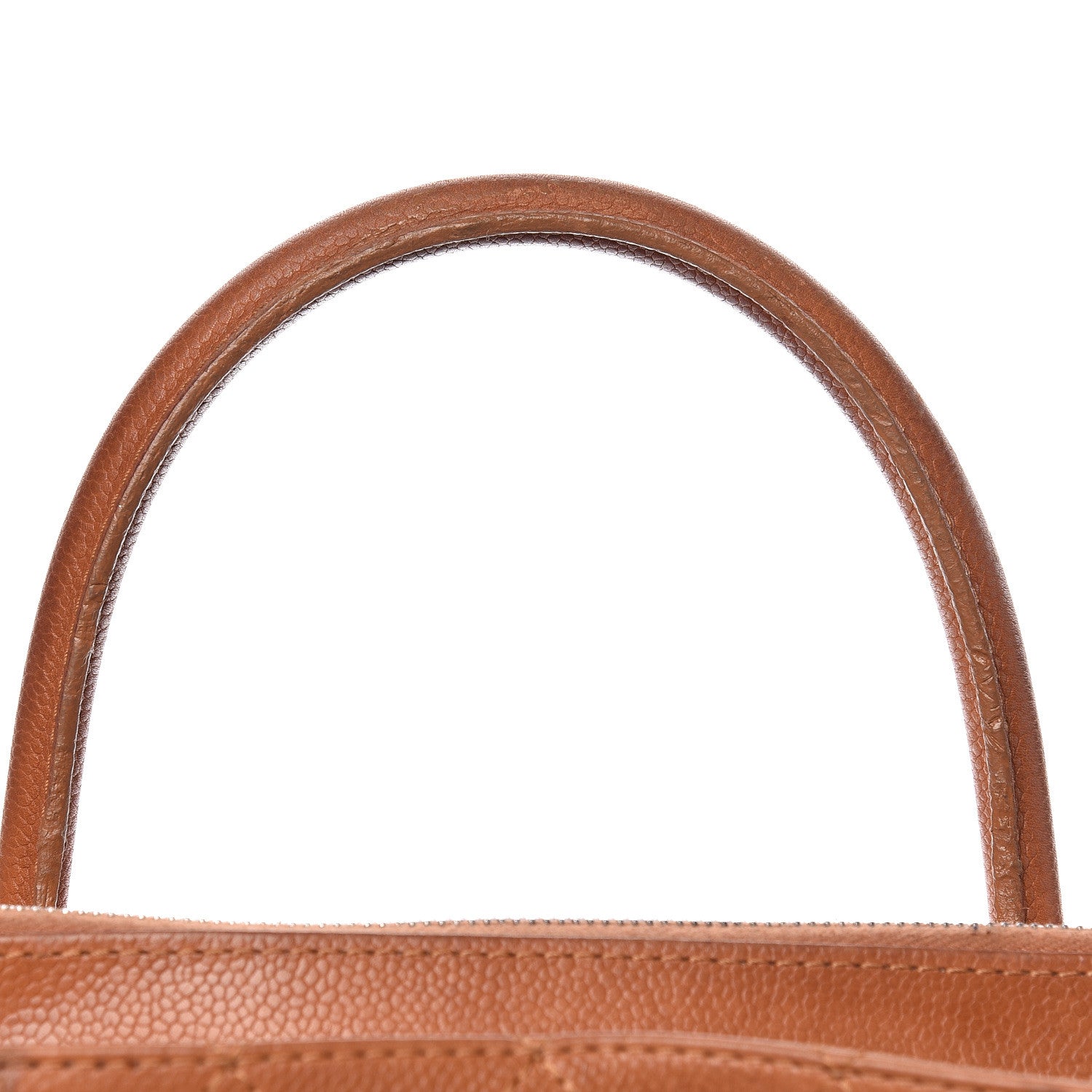 Chanel Grained Vegetal Calfskin Small Urban Shopping Tote Camel 19 of 21