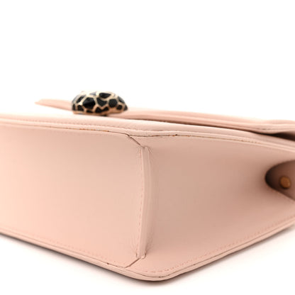 Bulgari Nappa Quilted Calfskin Serpenti Forever Diamond Blast Shoulder Bag Crystal Rose 9 of 13
