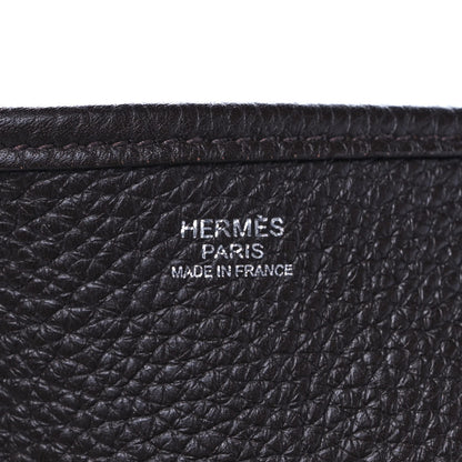Hermes Taurillon Clemence Evelyne III TGM Chocolate 5 of 7