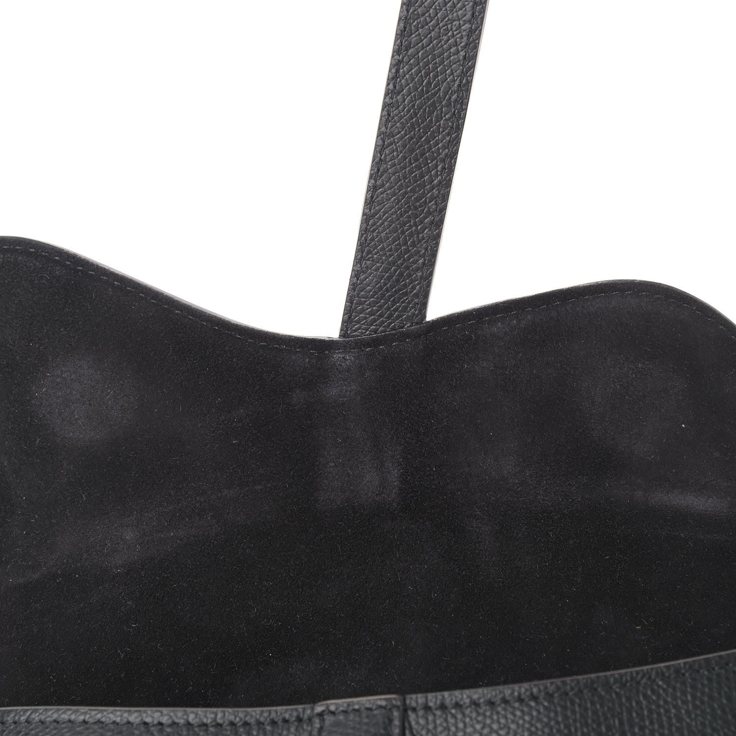 Christian Dior Grained Calfskin Saddle Belt Bag Black 9 of 9