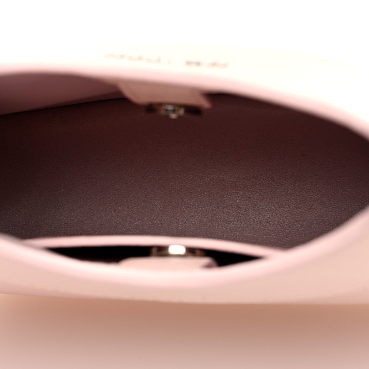 Alexander McQueen Graned Lambskin Mini T-Bar Bag Venus Pink 5 of 9