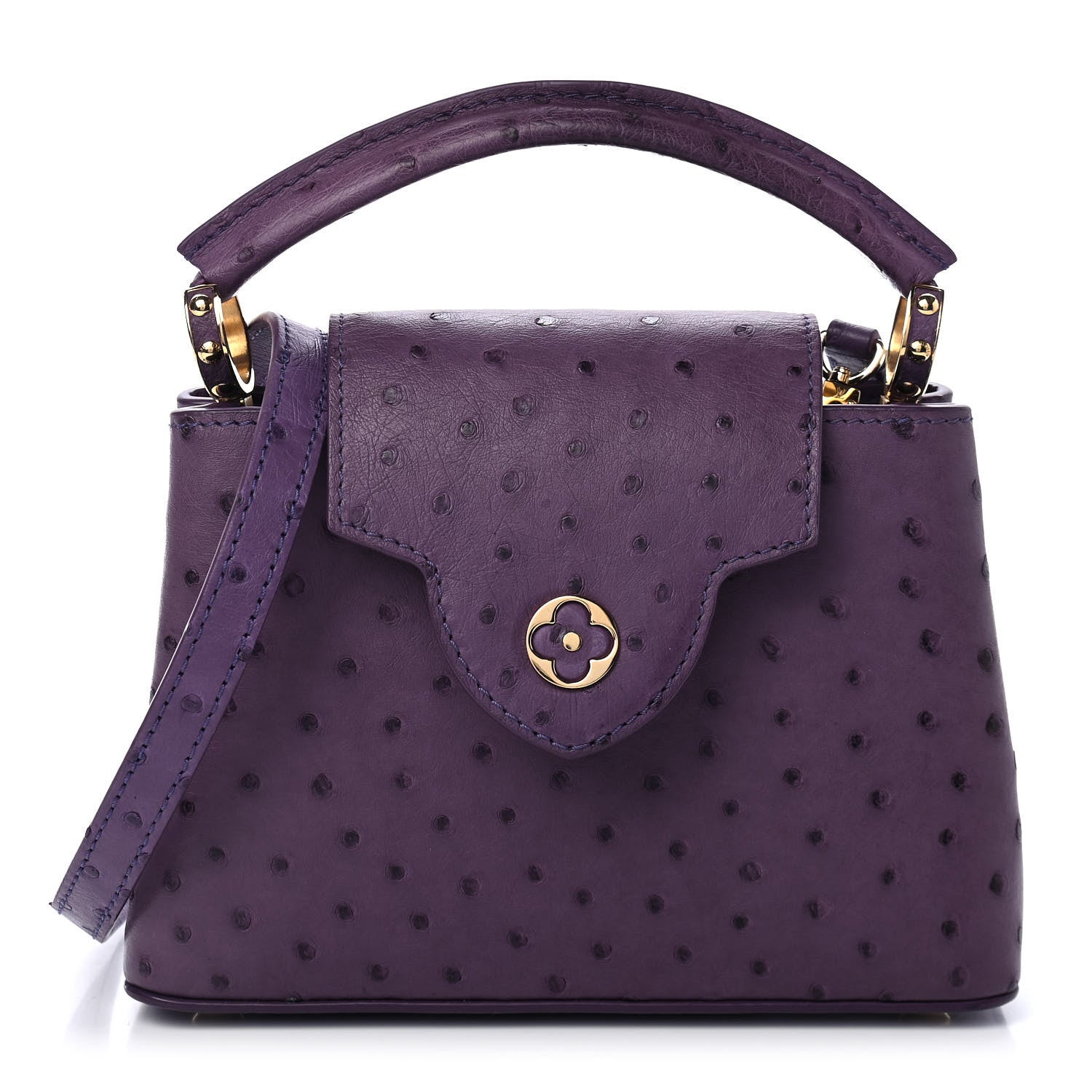 Louis Vuitton Ostrich Capucines Mini Amethyst 1 of 4