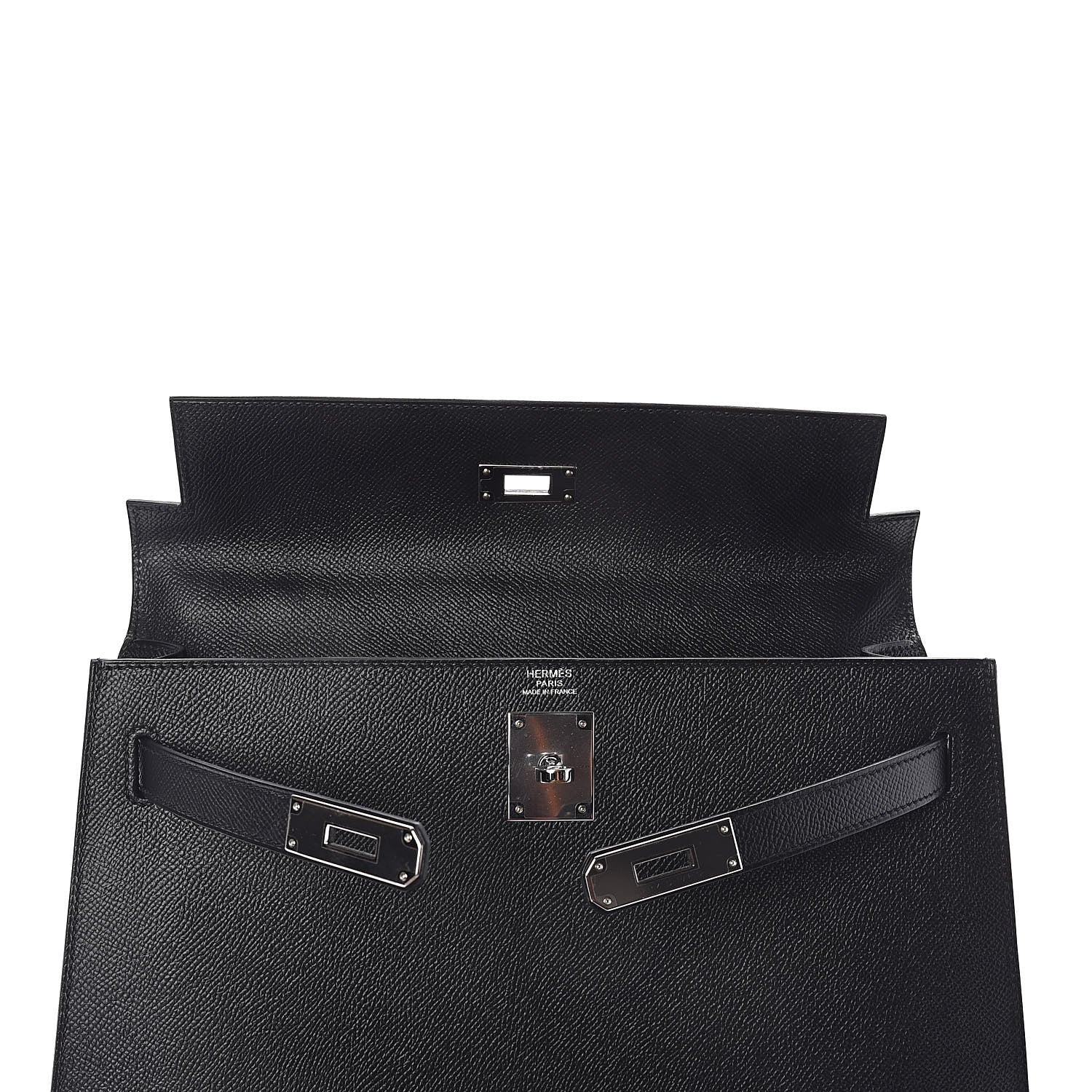 Hermes Epsom Kelly Sellier 32 Black 8 of 36