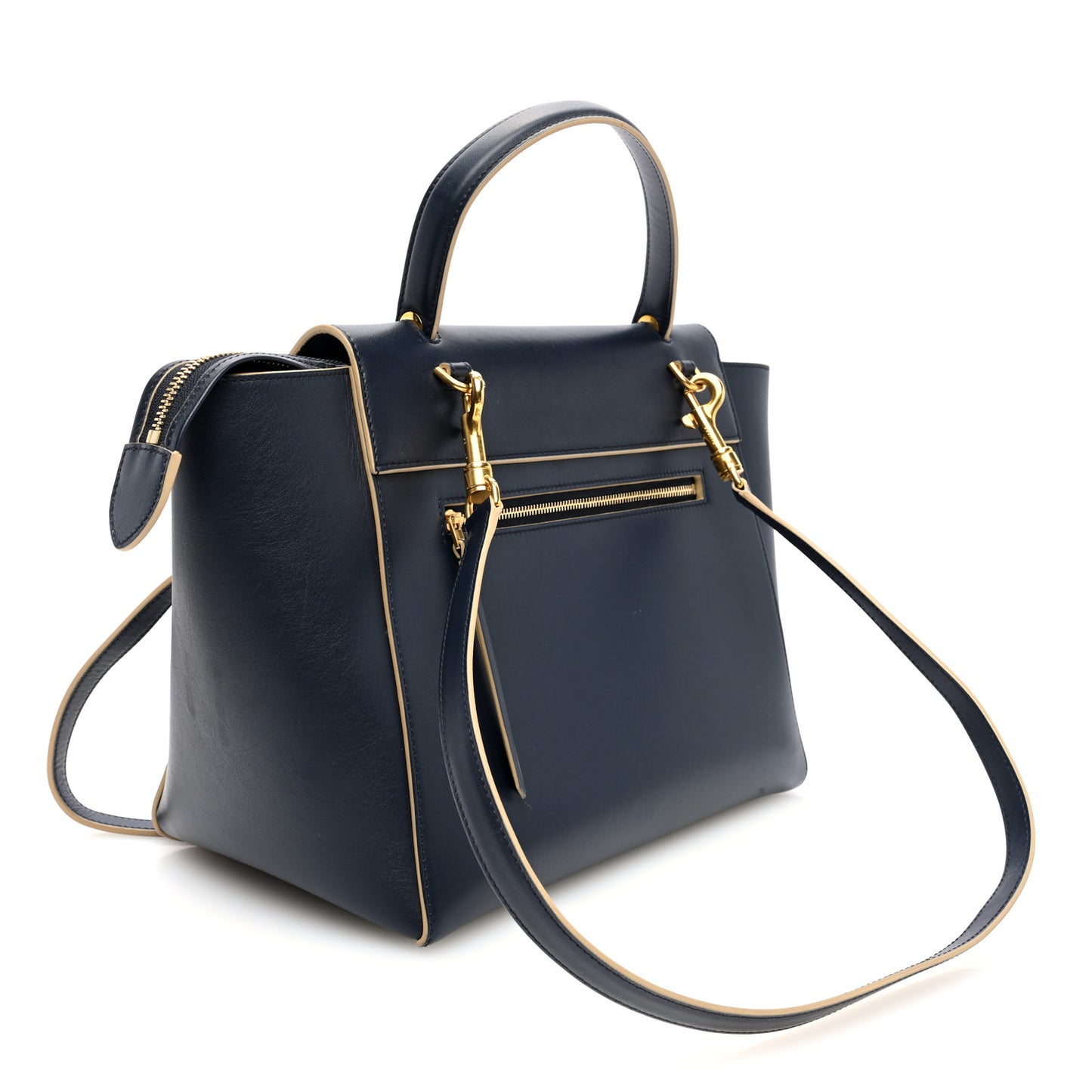 Palmelato Calfskin Mini Belt Bag Navy